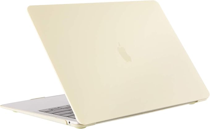 Se7enline Compatible with MacBook Pro 13 inch 2024/2023/2022/2021/2020 Hard Laptop Cover for MacBook Pro 13-inch Model M1/M2 A2338/A2251/A2289 with Touch Bar with Keyboard Skin, Mellow Yellow