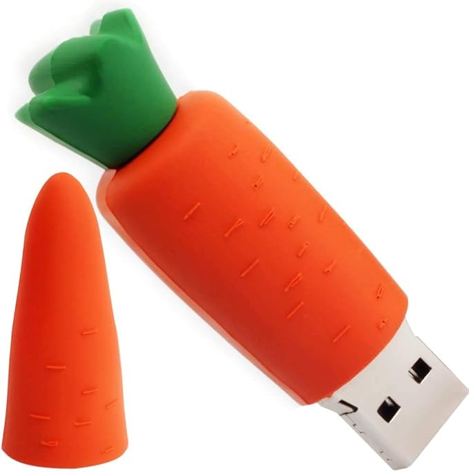 4 x 32GB Fruits USB Flash Drive Cute Banana Thumb Drive Pineapple Pendrive Strawberry Photo Stick Carrot Computer Memory Stick USB 2.0 Creative Backup Drive