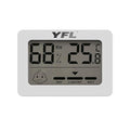 YFL Digital Hygrometer Thermometer,Indoor Thermometer with Comfort Indicator,Pratical Room Temperature Monitor Thermometer for Home, Office, Greenhouse, Cellar(White)