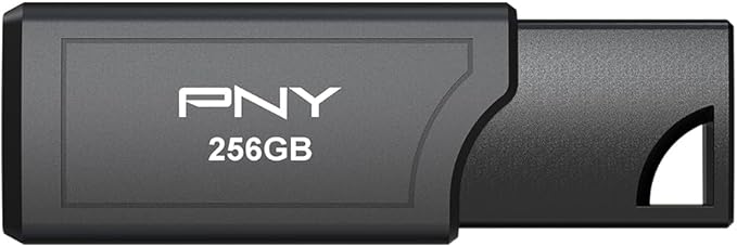 PNY PRO Elite V3 256GB USB 3.2 Gen 2 Flash Drive – Up to 1000MB/s Read, Up to 800MB/s Write, Extreme Performance for Professional Data Storage and Transfers, Premium Metal Design, Type-A Connector