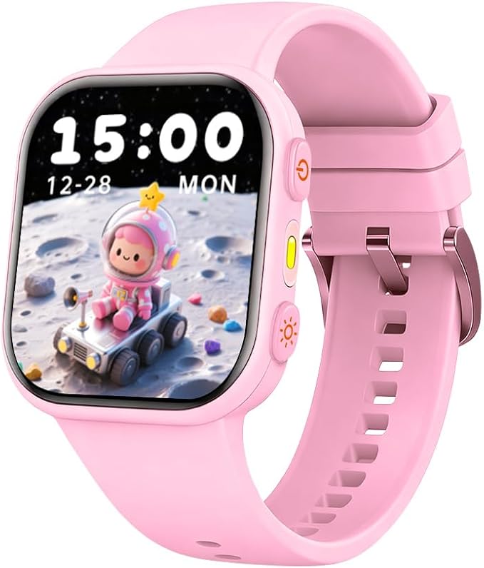 MorePro Smart Watch for Kids No App No Phone Required, Fitness Tracker Watch for Kids with Heart Rate, Blood Oxygen, Sleep Monitor, Pedometer, Puzzle Games, Music, Audio Stories for Boys Girls 4-12