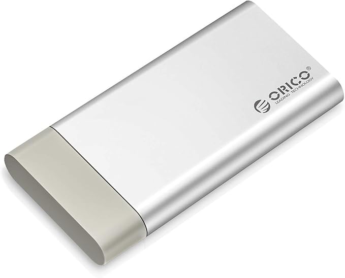 ORICO SSD Enclosure Portable mSATA Adapter (no Cable Required), 5 Gbit/s USB 3.0 External Enclosure for mSATA SSD max up to 4TB-MSG