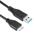 USB 3.0 External Hard Drive Cable, 6 Feet, Compatible with WD My Passport, Seagate, Toshiba, Samsung, LaCie, Elements
