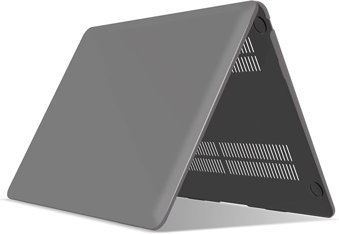 IBENZER Compatible with Old Version MacBook Air 13 Inch Case (2010-2017 Release). Models: A1466 / A1369, Plastic Hard Shell Case with Keyboard Cover for Mac Air 13, Ultra Gray, A13UAGY+1