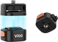 VRIG Magnetic Quick Release Mount Adapter with 1/4" Screw Thread for DJI Osmo Pocket 4 & Pocket 3,Insta360 X5/X4/X3,Xtra Muse,1/4" Screw Hole for Tripod, Monopod