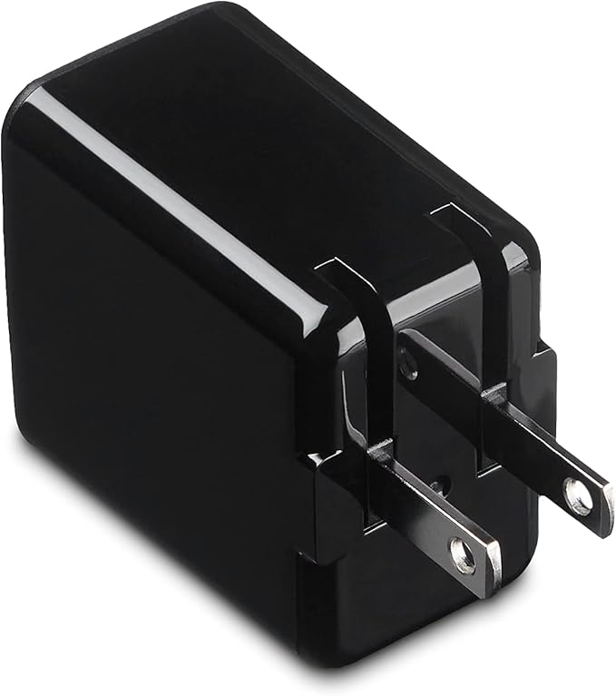 Amazon Basics 12W One-Port USB-A Wall Charger (2.4A), Portable Charging for Multiple Devices, iPhone 15/14/13/12/11/X, Samsung, and more, Black