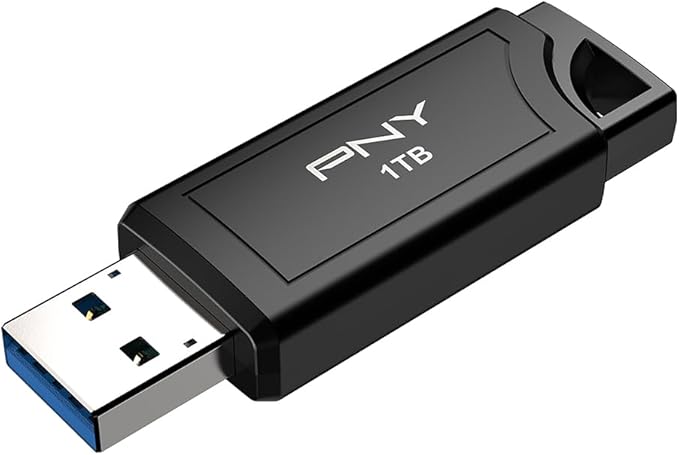 PNY PRO Elite V3 1TB USB 3.2 Gen 2 Flash Drive – Up to 1000MB/s Read, Up to 800MB/s Write, Extreme Performance for Professional Data Storage and Transfers, Premium Metal Design, Type-A Connector