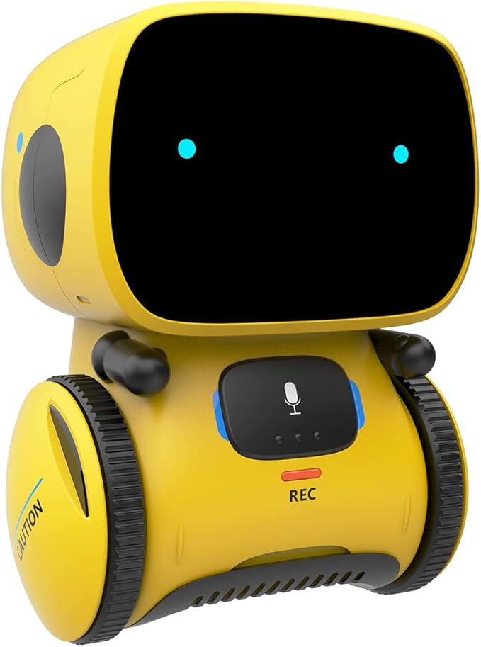 98K Robot Toys for Boys and Girls, Touch and Voice Control Robots Interactive Smart Talking Robots Intelligent Partner and Teacher with Singing, Dancing, STEM Toy Gifts for Kids Age 3 and Up