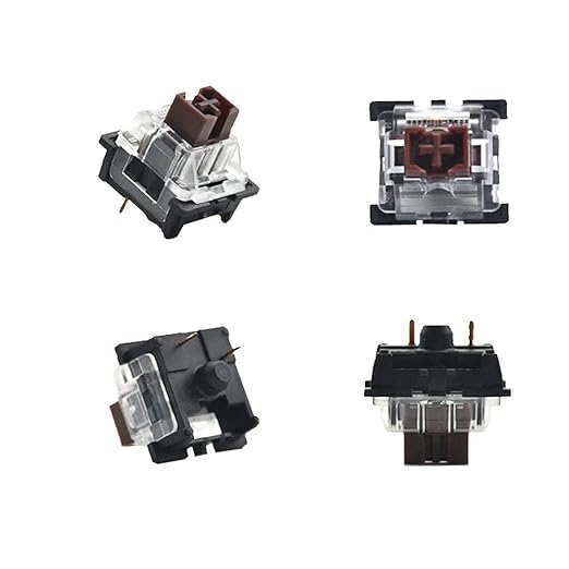 Outemu Brown Switches 20 Pack,3 Pin Tactile DIY Replacement Switches for Mechanical Gaming Keyboard