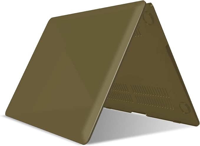 IBENZER Compatible with Old Version MacBook Air 13 Inch Case (2010-2017 Release). Models: A1466 / A1369, Plastic Hard Shell Case with Keyboard Cover for Mac Air 13, Olive Green, A13OLGN+1