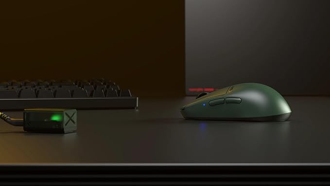 Pulsar Gaming Gears X2H mini Wireless Gaming Mouse, Founder's Edition, Ultra Lightweight 1.83 oz (52 g), Symmetrical, Optical Switch, 2.4 Ghz 1 ms, 26000 DPI, PAW3395 Sensor (Mini, Wireless, Green)