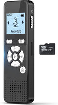 Digital Voice Activated Recorder with Playback - 72GB Audio Recording Device with 5300 Hours Recording Time - Sound Tape Recorder Listening Devices for Lecture with USB Microphone Password