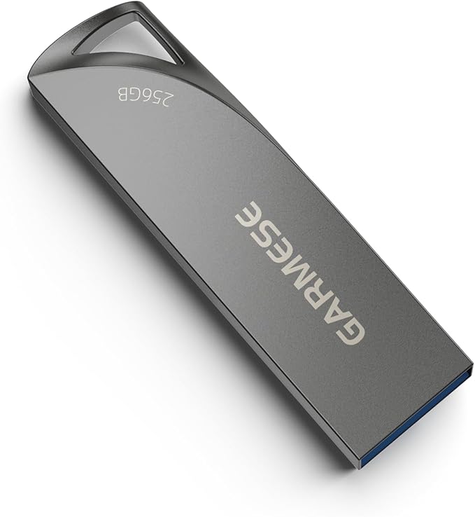 256GB USB 3.0 Flash Drive, Metal Waterproof USB Drive, Durable Slim Thumb Drive with Keychain, Plug & Play Memory Stick for PC, Laptop, Car Audio