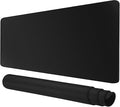 Rcege Large Mouse Pad for Desk - Gaming Mouse Pad with Stitched Edges, Anti-Slip Base for Keyboard and Mouse(Black, 31.5L x 15.8W inches)