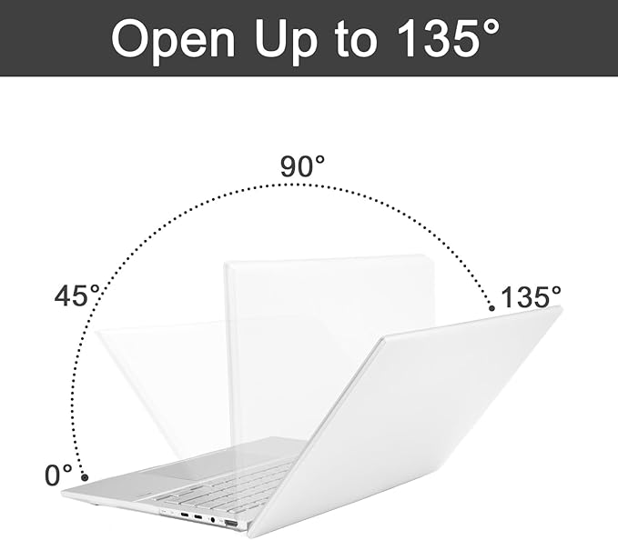 MOSISO Case Compatible with ASUS Zenbook 14 inch OLED 2026 2025 2024 Release (Model: UX3405M / UX3405C), Lightweight Protective Plastic Hard Shell Case Cover, Frosted Clear