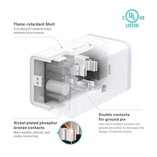 Kasa Smart Plug HS103P4, Smart Home Wi-Fi Outlet Works with Alexa, Echo, Google Home & IFTTT, No Hub Required, Remote Control, 15 Amp, UL Certified, 4-Pack, White