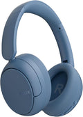 TALIX H30 Hybrid Active Noise Cancelling Headphones, 110H Playtime Hi-Res Audio Bluetooth 6.0 Wireless Over Ear ANC Headphones for Commute/Workout/Gym (Blue)