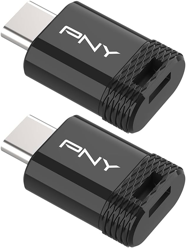 PNY Elite-X Fit Type-C 128GB USB 3.2 Flash Drive – Up to 200MB/s Read, Advanced Performance, Convenient Portable Data Storage, Ultra Compact Fit Design, Type-C Connector, 2-Pack