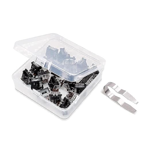 Outemu Brown Switches 20 Pack,3 Pin Tactile DIY Replacement Switches for Mechanical Gaming Keyboard