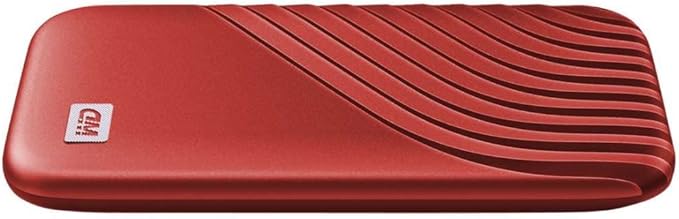 WD 1TB My Passport SSD Portable External Solid State Drive, Red, Sturdy and Blazing Fast, Password Protection with Hardware Encryption - WDBAGF0010BRD-WESN