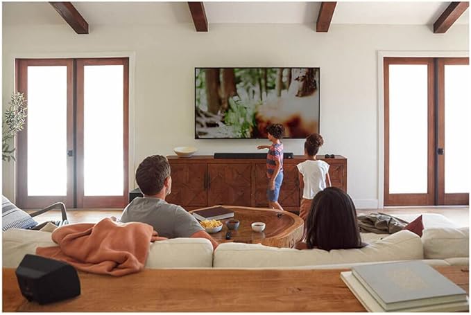 Polk Audio MagniFi Max AX SR 7.1.2 Channel Sound Bar with Wireless 10" Subwoofer & SR2 Surround Speakers for Smart TV, Dolby Atmos and DTS:X, Polk's Patented VoiceAdjust & SDA Technologies, Black