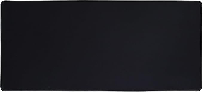 Extra Large Gaming Mouse Pad – 35.4"x15.7" XL Desk Mat with Stitched Edges, Non-Slip Rubber Base, Smooth Surface for Keyboard and Mouse - Office & Gaming Desk Pad - Black