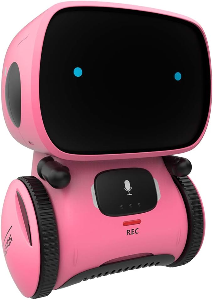 98K Kids Robot Toys for Girls and Boys, Touch and Voice Control Robots Interactive Smart Talking Robots Intelligent Partner and Teacher with Singing, Dancing, STEM Toy Gifts for Kid Age 3 and Up