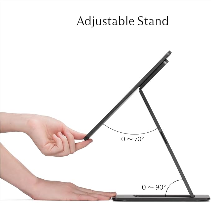 SOTSU FlipAction Elite 16" Portable Monitor | 4K | Super Compact | Pivot Rotate | 3840x2400 DCI P3 | 60Hz | 450 Nits | Full Metal CNC | Perfect Match for Mac and Windows (Space Black)