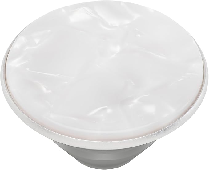PopSockets Adhesive Phone Grip, Holder, Phone Stand, White - Pearl White