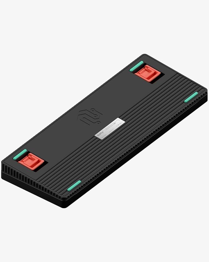 nuphy Halo V2 IO Wireless Mechanical Keyboard with PBT Keycaps,Hot Swappable Custom Gaming Keyboard,Aluminum Alloy Frame,RGB Backlit,Gasket Structure,BT5.0/USB-C/2.4GHz Low Latency Office Keyboards