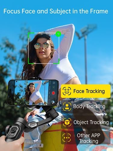 AOCHUAN Phone Gimbal Stabilizer 3-Axis Smartphone Foldable Gimbal for iPhone Gimble with Focus Wheel TikTok YouTube Vlog Stabilizer -AOCHUAN Smart XE&E10 Aluminum Extension Rod