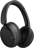 TALIX H30 Hybrid Active Noise Cancelling Headphones, 110H Playtime Hi-Res Audio Bluetooth 6.0 Wireless Over Ear ANC Headphones for Commute/Workout/Gym (Black)