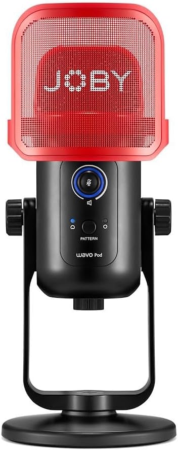 Joby Wavo POD Pop Filter, Microphone Pop Filter, Wind Pop Screen, Plosive Filter for Wavo POD, Filter for Microphones, Condenser Microphones, ASMR Microphone, Accessories for PC, Microphone PC
