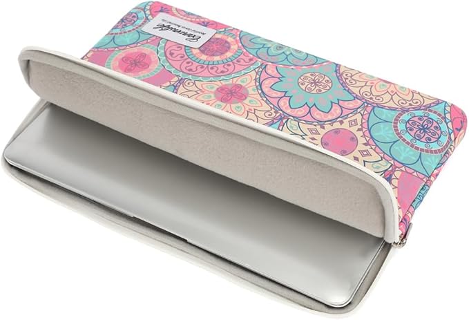 Notebook Computer 13-13.3-inch Notebook case, Suitable for MacBook Air/Pro 13 /Pro 14, HP Dell ASUS Lenovo Notebook, Polyester Upright Computer case with Pocket (Bandanna)