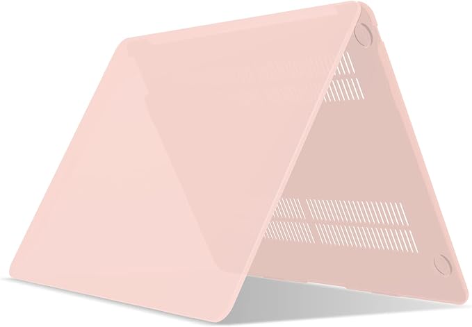 IBENZER Compatible with New MacBook Air 13 inch Case 2022 2021 2020 M1 A2337 A2179 A1932, Plastic Hard Shell Case with Keyboard Cover for Mac Retina Display with Touch ID, Sakura Pink, AT13SKPK+1