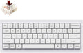 Keychron Q4 Wired Custom Mechanical Keyboard, QMK/VIA Programmable Macro, Full Aluminum, Hot-Swappable Gateron G Pro Brown Switch, 60% Layout Double Gasket Compatible with Mac and Windows - White
