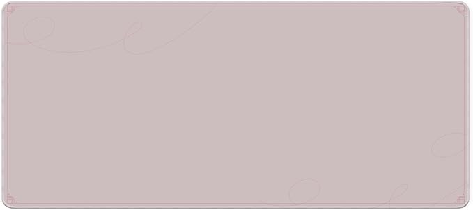 Pixio Mouse Pads - 36 x 16 inch XXL Caligraphy Pink Multifunctional Large Desk Mats for Gaming, Office, Desktop Anti-Slip Waterproof Washable Computer Mouse Mat