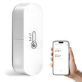 Zigbee Temperature Sensor, Humidity Sensor Thermometer for House, Compatible with Alexa & Google Assistant, eWeLink APP for Remote Monitoring and Home Automation, ZigBee 3.0 Hub Required