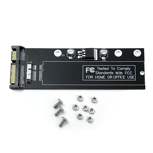 chenyang 12+6Pin MAC SSD to SATA Hard Disk Drive Adapter for 2010 2011 MAC Air A1369 A1370 SSD