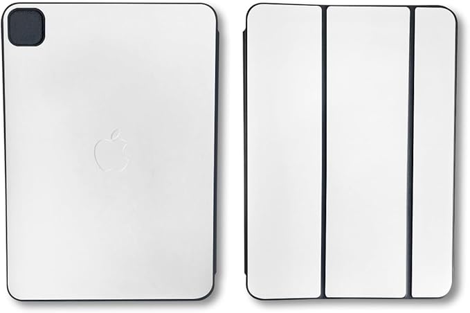 Skin Compatible with Apple Smart Folio for iPad Pro 11-inch (M4/M5) 2025 - Solid White - Premium 3M Vinyl Protective Wrap Decal Cover | Crafted in The USA by MightySkins