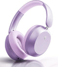 Wentronic Y05 Bluetooth Over-Ear Headphones with Active Noise Cancelling, Hi-Res Audio, 48H Playtime, Built-in Mic, Wired/Wireless, Works with iOS, Android & PC, Purple
