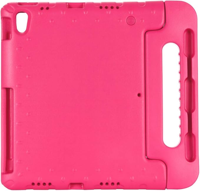 Kids Case for iPad Pro 12.9-inch (6th/5th/4th Gen) 2022/2021/2020, Techcircle [Support Pencil Charging] Convertible Handle Stand Lightweight EVA Foam Bumper Protective Rugged Child Proof Cover, Rose