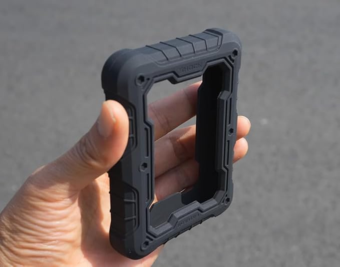 FATBEAR Shockproof Silicone Bumper Case for Western Digital WD Elements Portable External Hard Drive Heavy Duty Sturdy Rubber Frame Protection Case (Elements 4TB/5TB)
