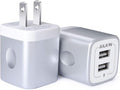 AILKIN 2.1A Multiport Fast Charge Power Brick Cube for iPad, iPhone, iPod, Samsung Galaxy, Motorola, Moto, Huawei, HTC, LG, Nokia, PlayStation5, Cell Phone Charger Box