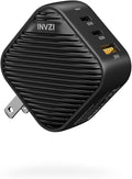 INVZI GaNHub 65W GaN USB C Charger 3-Port, PPS PD Fast Charger Foldable Wall Charger for MacBook Pro/Air, iPad Pro, iPhone 16/15 Pro Max, Galaxy S24/S23, Pixel, Steam Deck and More