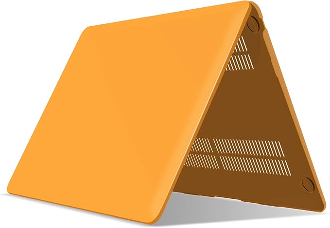 IBENZER Compatible with Old Version MacBook Air 13 Inch Case (2010-2017 Release). Models: A1466 / A1369, Plastic Hard Shell Case with Keyboard Cover for Mac Air 13, Marigold, A13MAGD+1