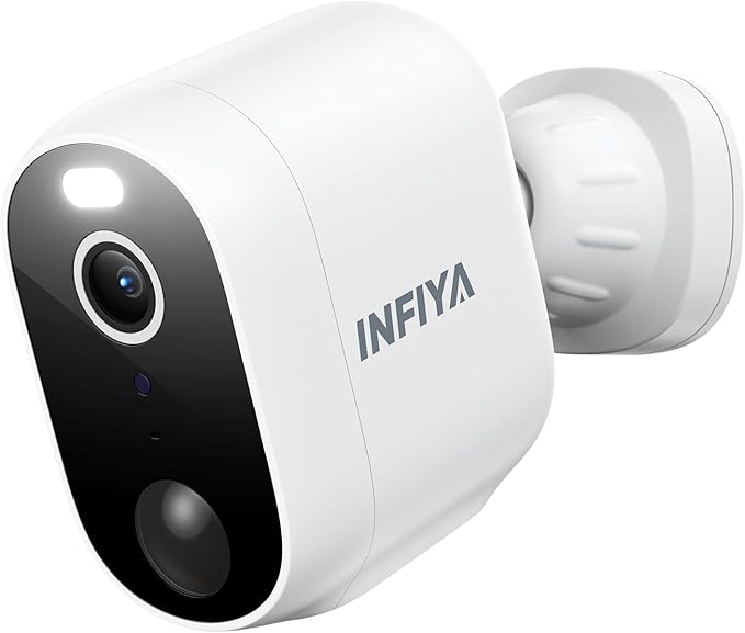 2K 3MP Security Cameras Wireless Outdoor, Battery Powered AI Human Detection Outdoor Camera with White Light, Siren, Color Night Vision, 2-Way Talk, IP65 Waterproof, SD/Cloud Storage, 2.4Ghz WiFi only