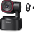OBSBOT Tiny 2 Lite AI-Powered 4K UHD PTZ Webcam,1/2" CMOS 4X Digital Zoom, AI Auto Tracking, Auto Zoom, Gesture Control 2.0, Beauty Mode,Preset Modes,LiveStream for Game/Meeting/Online Educate