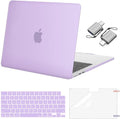MOSISO Compatible with MacBook Air 13 inch Case M5 2026 M4 2025 M3 M2 2024-2022 A3449 A3240 A3113 A2681, Hard Shell&Keyboard Cover&Screen Film&Type C for MacBook Air 13.6 inch Case, Purple
