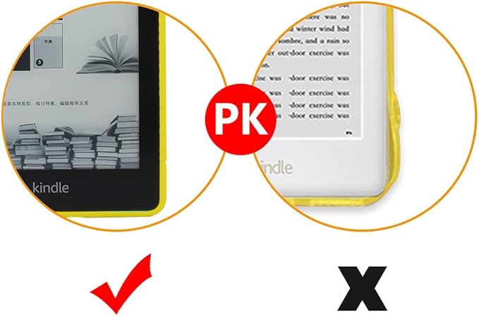 Youngme Case for All-New Kindle (11th Generation, 2024/2022 Release) - Slim Fit TPU Gel Protective Cover Case for All-New Kindle E-Reader 6" (Yellow)